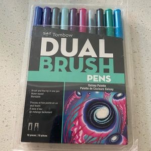 Tombow dual brush pen marker galaxy
